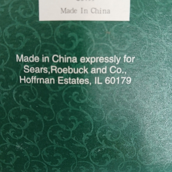 Collectible Celebration the Season Porcelain Doll in Peach Dress - Picture 3 of 6